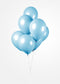 Licht blauwe ballonnen | 10 stuks (multi)