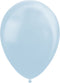 Licht blauwe ballonnen metallic | 10 stuks