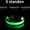 Lichtgevende Halsband LED Maat S 34 - 41 cm USB Oplaadbaar Hondenhalsband Puppy Riem - Zwart Hond Dog Kat Kitten Cat - Dutchwide
