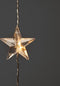 Lichtgordijn met sterren voor binnen - Sterren - Extra warm wit - 1.4 x 1.2 meter - 120 LEDs - Kerstverlichting