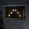 Lichtgordijn voor buiten - 6 sterren - 0.9 meter - Raamverlichting - Kerstverlichting
