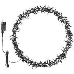 Lichtkrans - 400 LED warm wit - 50x50x7 cm