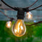 Lichtsnoer Allegra 8 mtr. Zwart met 10 x LED (koppelbaar) made by NewGarden