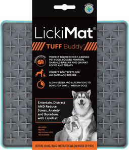 Lickimat Buddy Tuff - voermat voor natvoer en brokjes - slow feeder