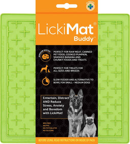 Lickimat Buddy - voermat voor natvoer en brokjes - slow feeder