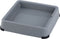 Lickimat Outdoor Keeper - Voederbak/Voederbakhouder Voor Voermat - Hondenvoerbak - 26x26 cm Grijs