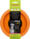 Lickimat Ufo - Anti-Slip Slowfeeder Voermat Ø18x4 cm - Hondenvoerbak - Oranje