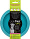 Lickimat Ufo - Anti-Slip Slowfeeder Voermat Ø18x4 cm - Hondenvoerbak - Turquoise