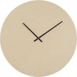 Licola klok Ø74 cm - mat zand/licht bruin gespikkeld