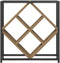 vidaXL - Wijnrek - Artisan - Eiken - 51x18x52,5 - cm - Houten - Afwerking