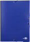 Liderpapel PY71, Project folder, Karton, PVC, Blauw, Portret, Elastische band, 250 mm