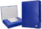 Liderpapel PY71, Project folder, Karton, PVC, Blauw, Portret, Elastische band, 250 mm