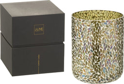 J-Line geurkaars Tender Rose - wax - groen - XL - 150U