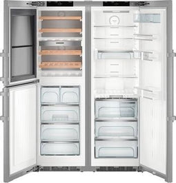 Liebherr SBSes 8496 amerikaanse koelkast Vrijstaand 645 l Roestvrijstaal