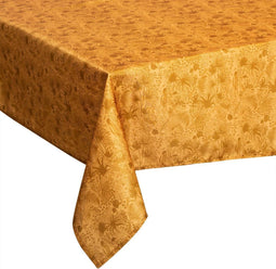 Atmosphera Tafelkleed tropical anti vlek - 140 x 240 cm - Oker - Anti vlekken