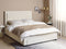 LIEVIN - Bed met opbergruimte - Crème - 160 x 200 cm - Fluweel