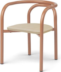 Liewood Baxter Kinderstoel 37x34x26cm - Natural/Tuscany Rose mix