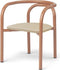 Liewood Baxter Kinderstoel 37x34x26cm - Natural/Tuscany Rose mix