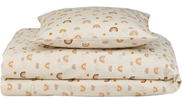 Liewood Carl Dekbedovertrek 140x200cm - Rainbow Love Sandy