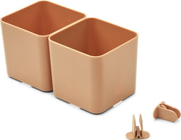 Liewood Jamal Opbergdoosjes met clips S - Set van 2 - Tuscany Rose