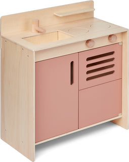 Liewood Mario Speelkeuken uit hout - Pompbak, 'bakplaat', 'oven' en opbergruimte - Tuscany Rose