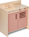 Liewood Mario Speelkeuken uit hout - Pompbak, 'bakplaat', 'oven' en opbergruimte - Tuscany Rose