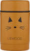 Liewood Nadja eetpot/voedselcontainer 250 ml - Cat Mustard