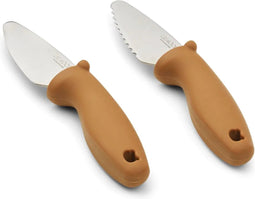 Liewood Perry Snijmessen set - 2 Stuks - Caramel goud