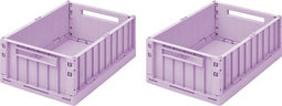 Liewood Weston storage box- 2 stuks - Medium - Light lavender