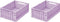 Liewood Weston storage box- 2 stuks - Medium - Light lavender