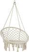 Lifa Garden Hangstoel - Ronde Schommelstoel - Crème - Binnen en Buiten - Polyester en Katoen - 140 x 80 cm