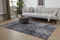 Lifa Living - Vloerkleed - Grijs Tinten - Synthetisch Wol - Vintage - Patchwork - 80 x 150 cm