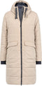 Life Line Howitt Fake Down Parka Dames Beige Maat L