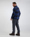 Life Line Jervis Padded Flannel Shirt Heren Blauw/zwart Maat M