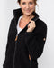 Life Line Wendy Fleecevest Dames Zwart Maat M