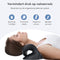 Lifeproducts Nekstretcher – Massagekussen – Nekmassage Apparaat – Shiatsu Massagekussen – Kussen voor Nekklachten – Nek Stretcher - Zwart