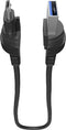 LifeProof LIFEACTÍV Micro-USB Kabel - 0.4m - 2.4A - Zwart