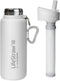 LifeStraw Stainless Steel waterfilterfles - 750 ml - geïsoleerd - Wit