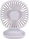 Lifetime Air Mini USB ventilator - Tafelventilator - Incl. USB-Kabel - 3 Snelheden - Compact en Draagbaar - Kunststof - Wit