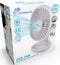 Lifetime Air Mini USB ventilator - Tafelventilator - Incl. USB-Kabel - 3 Snelheden - Compact en Draagbaar - Kunststof - Wit