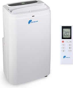 Lifetime Air Mobiele Airco - Airconditioning, Luchtontvochtiger en Ventilator - Luchtkoeler met Afvoerslang - Aircooler 65dB - Air Conditioner tot 78m2 - Afstandsbediening en Timer - 12000BTU
