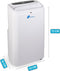 Lifetime Air Mobiele Airco - Airconditioning, Luchtontvochtiger en Ventilator - Luchtkoeler met Afvoerslang - Aircooler 65dB - Air Conditioner tot 78m2 - Afstandsbediening en Timer - 12000BTU