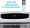 Lifetime Air Mobiele Airco - Airconditioning, Luchtontvochtiger en Ventilator - Luchtkoeler met Afvoerslang - Aircooler 65dB - Air Conditioner tot 78m2 - Afstandsbediening en Timer - 12000BTU