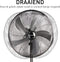 Lifetime Air Statiefventilator - 230V - Hoogte 125-145 CM - Driepoot Statief - 3 Snelheden - Oscillerende Functie - Kantelbaar - Zilver