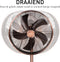 Lifetime Air Statiefventilator - 230V - Hoogte 85-125 CM - 3 Snelheden - Oscillerende Functie - Kantelbaar - Koper