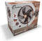 Lifetime Air Statiefventilator - 230V - Hoogte 85-125 CM - 3 Snelheden - Oscillerende Functie - Kantelbaar - Koper
