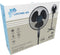 Lifetime Air Statiefventilator 45W - Ventilator in Hoogte Verstelbaar 102,5 tot 125 cm - Staande Ventilator met 3 Snelheden - Kantelbaar en Oscillerend - Zwart