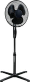 Lifetime Air Statiefventilator 45W - Ventilator in Hoogte Verstelbaar 102,5 tot 125 cm - Staande Ventilator met 3 Snelheden - Kantelbaar en Oscillerend - Zwart