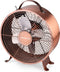 Lifetime Air Tafelventilator - 230V - Bureau Ventilator 20CM - 2 Snelheden - Duurzaam Materiaal - Koper