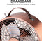 Lifetime Air Tafelventilator - 230V - Bureau Ventilator 20CM - 2 Snelheden - Duurzaam Materiaal - Koper